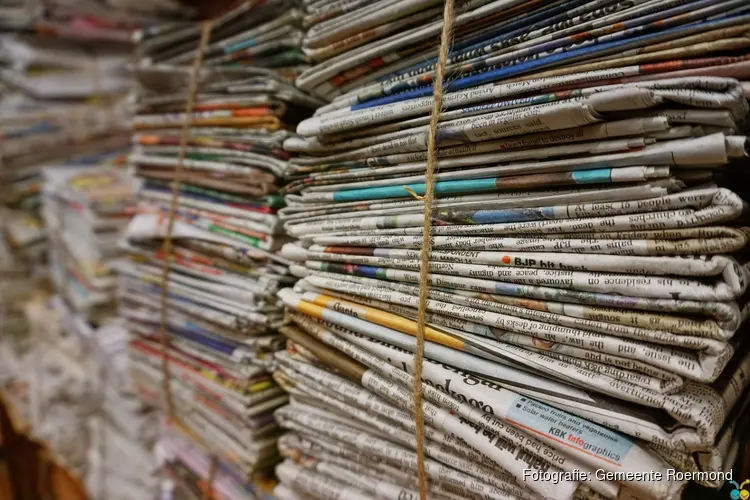 Wijziging inzameling oud papier binnenstad in februari