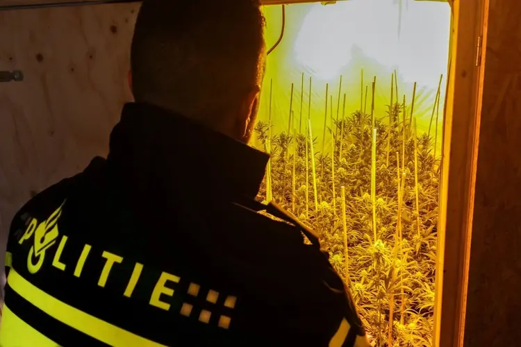 Drugslab in schuur achter woning