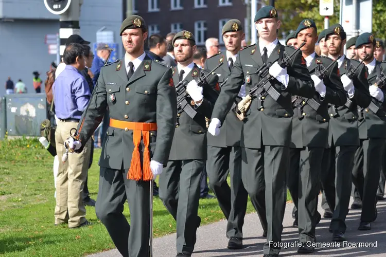 Beëdiging militairen Regiment Limburgse Jagers