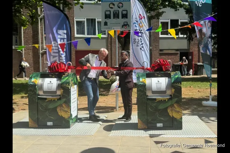 Nieuwe ondergrondse afvalcontainers voor complex 307