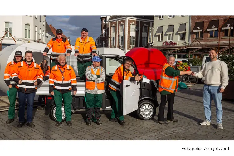 Nieuw voertuig voor team Reiniging Binnenstad Roermond