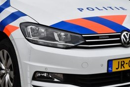 Aanrijding met politieauto, geen gewonden