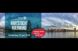 Rotary Roermond Maas en Roer organiseert:  1e Hartstocht Roermond