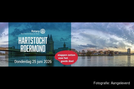 Rotary Roermond Maas en Roer organiseert:  1e Hartstocht Roermond