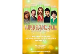 Musicalsterren en lokaal talent samen op het podium tijdens Musical Spring Nights in Theater De Oranjerie, Roermond