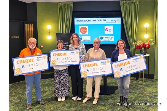 Goede doelen delen in succes 1e Hartstocht Roermond